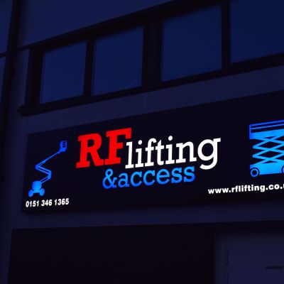 rf lifting led sign